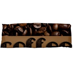 Funny Coffee Beans Brown Typography Body Pillow Case Dakimakura (two Sides) by yoursparklingshop