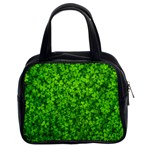 Shamrock Clovers Green Irish St  Patrick Ireland Good Luck Symbol 8000 Sv Classic Handbags (2 Sides) Front