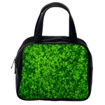 Shamrock Clovers Green Irish St  Patrick Ireland Good Luck Symbol 8000 Sv Classic Handbags (2 Sides) Back