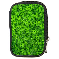 Shamrock Clovers Green Irish St  Patrick Ireland Good Luck Symbol 8000 Sv Compact Camera Cases by yoursparklingshop