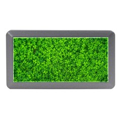 Shamrock Clovers Green Irish St  Patrick Ireland Good Luck Symbol 8000 Sv Memory Card Reader (mini) by yoursparklingshop