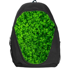 Shamrock Clovers Green Irish St  Patrick Ireland Good Luck Symbol 8000 Sv Backpack Bag by yoursparklingshop