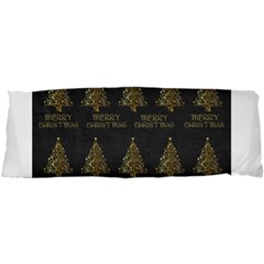 Merry Christmas Tree Typography Black And Gold Festive Samsung Galaxy Nexus S I9020 Hardshell Case