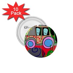 Tractor 1 75  Buttons (10 Pack) by Valentinaart