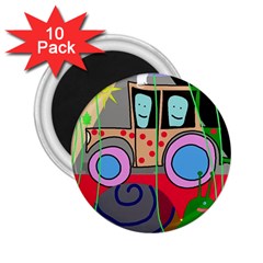 Tractor 2 25  Magnets (10 Pack)  by Valentinaart