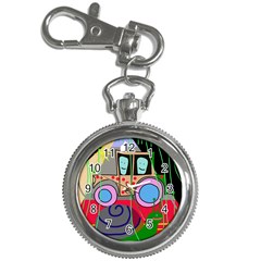 Tractor Key Chain Watches by Valentinaart