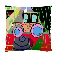 Tractor Standard Cushion Case (two Sides) by Valentinaart