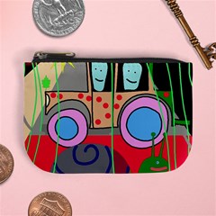 Tractor Mini Coin Purses by Valentinaart