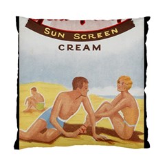 Vintage Summer Sunscreen Advertisement Standard Cushion Case (one Side) by yoursparklingshop