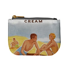 Vintage Summer Sunscreen Advertisement Mini Coin Purses by yoursparklingshop