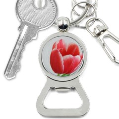 Red Tulip Watercolor Painting Bottle Opener Key Chains by picsaspassion