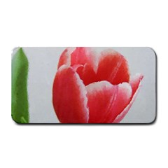 Red Tulip Watercolor Painting Medium Bar Mats by picsaspassion