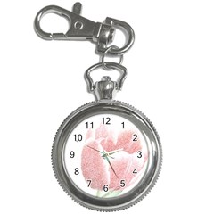 Red Tulip Pencil Drawing Key Chain Watches by picsaspassion