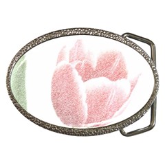 Red Tulip Pencil Drawing Belt Buckles by picsaspassion