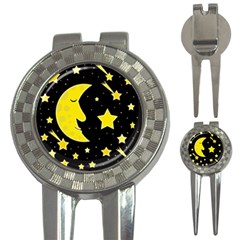 Sleeping Moon 3-in-1 Golf Divots