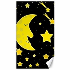 Sleeping Moon Canvas 40  X 72  