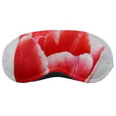 Tulip Red Watercolor Painting Sleeping Masks by picsaspassion