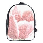 Tulip red pencil drawing art School Bags (XL)  Front