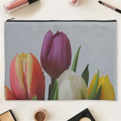 Tulips Cosmetic Bag (xxxl)  by picsaspassion