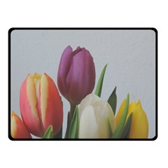 Tulips Double Sided Fleece Blanket (small) 