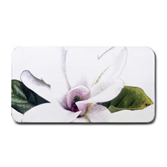 White Magnolia Pencil Drawing Art Medium Bar Mats by picsaspassion