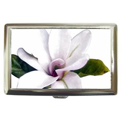 Magnolia Wit Aquarel Painting Art Cigarette Money Cases by picsaspassion