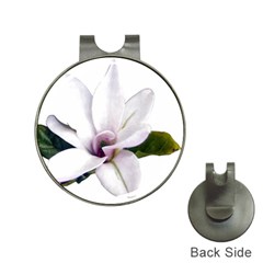 Magnolia Wit Aquarel Painting Art Hat Clips With Golf Markers