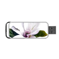 Magnolia Wit Aquarel Painting Art Portable Usb Flash (two Sides) by picsaspassion