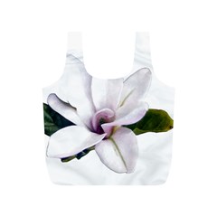 Magnolia Wit Aquarel Painting Art Full Print Recycle Bags (s)  by picsaspassion