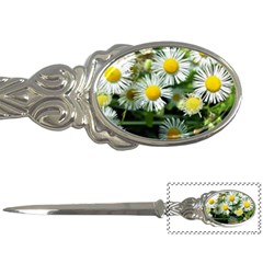 White Summer Flowers Oil Painting Art Letter Openers by picsaspassion