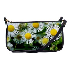 White Summer Flowers Oil Painting Art Shoulder Clutch Bags