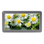 White summer flowers oil painting art Memory Card Reader (Mini) Front