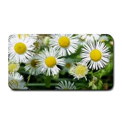 White Summer Flowers Watercolor Painting Art Medium Bar Mats