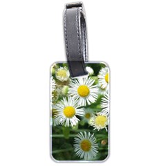 White Summer Flowers Watercolor Painting Art Luggage Tags (two Sides)