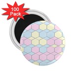 Colorful honeycomb - diamond pattern 2.25  Magnets (100 pack)  Front