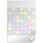 Colorful honeycomb - diamond pattern Canvas 24  x 36  23.35 x34.74  Canvas - 1