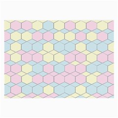 Colorful Honeycomb - Diamond Pattern Large Glasses Cloth (2-side)