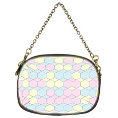 Colorful Honeycomb - Diamond Pattern Chain Purses (one Side) 