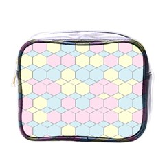 Colorful Honeycomb - Diamond Pattern Mini Toiletries Bags