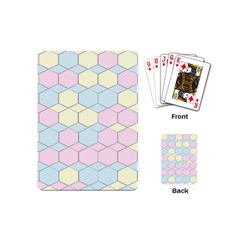 Colorful Honeycomb - Diamond Pattern Playing Cards (mini) 