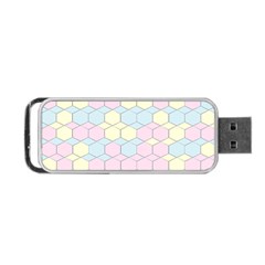 Colorful Honeycomb - Diamond Pattern Portable Usb Flash (two Sides)