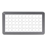  honeycomb - diamond black and white pattern Memory Card Reader (Mini) Front