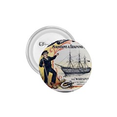 Vintage Advertisement British Navy Marine Typography 1 75  Buttons by yoursparklingshop