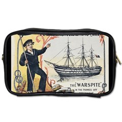 Vintage Advertisement British Navy Marine Typography Toiletries Bags 2-side by yoursparklingshop