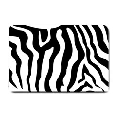 Zebra Horse Skin Pattern Black And White Small Doormat 