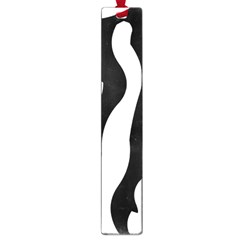 Zebra Horse Skin Pattern Black And White Large Book Marks