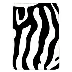 Zebra Horse Skin Pattern Black And White Flap Covers (l)  by picsaspassion