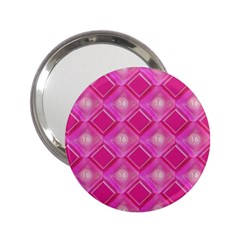 Pink Sweet Number 16 Diamonds Geometric Pattern 2 25  Handbag Mirrors by yoursparklingshop