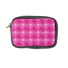 Pink Sweet Number 16 Diamonds Geometric Pattern Coin Purse