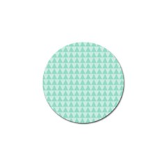 Mint Color Triangle Pattern Golf Ball Marker (4 Pack) by picsaspassion